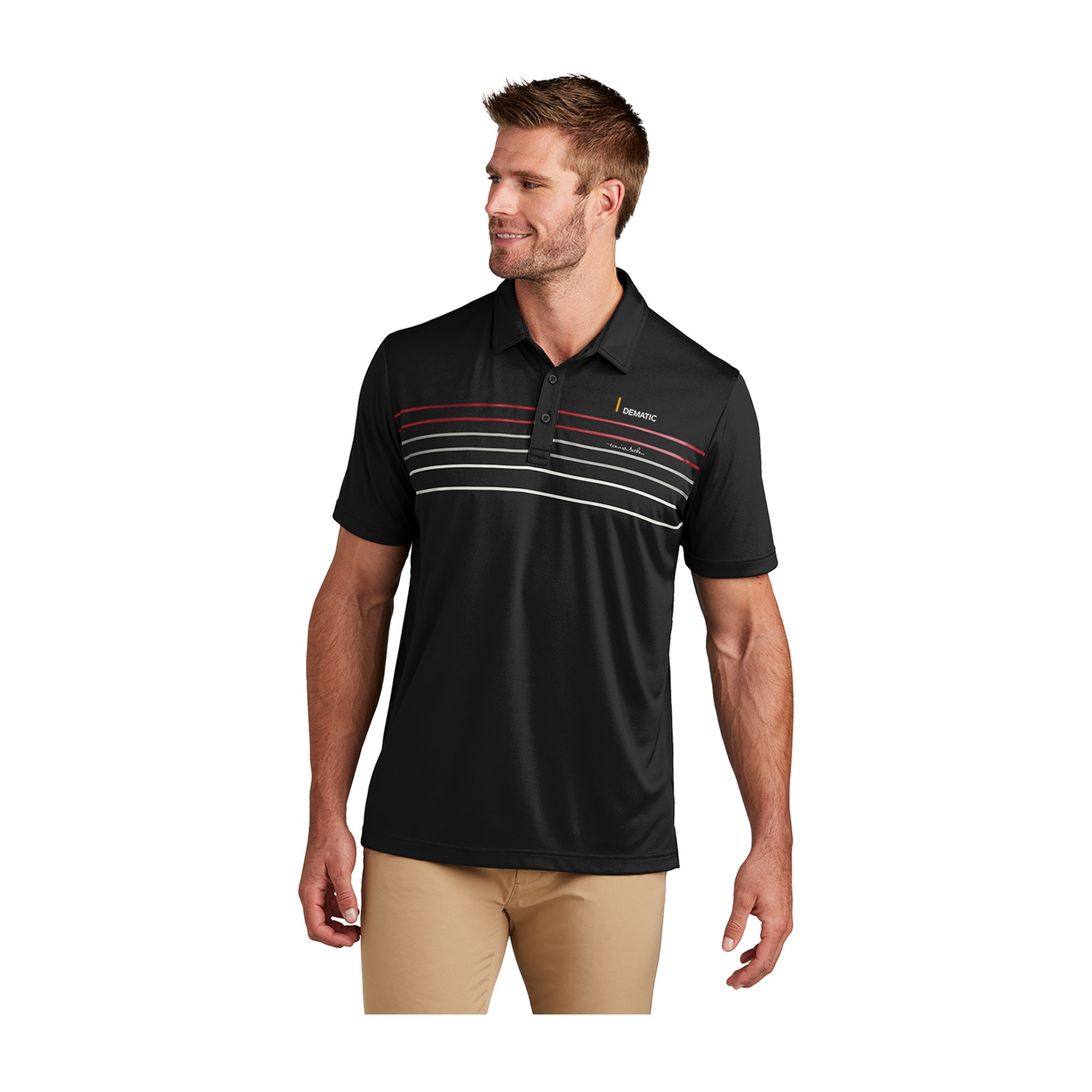 TravisMathew Coto Performance Chest Stripe Polo