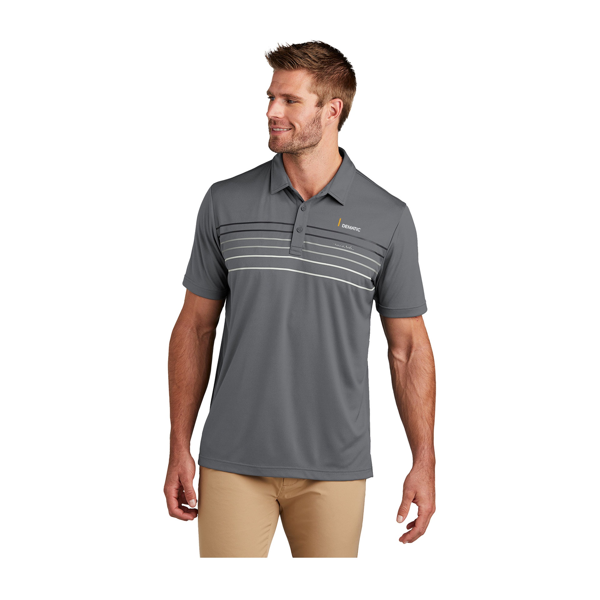 TravisMathew Coto Performance Chest Stripe Polo