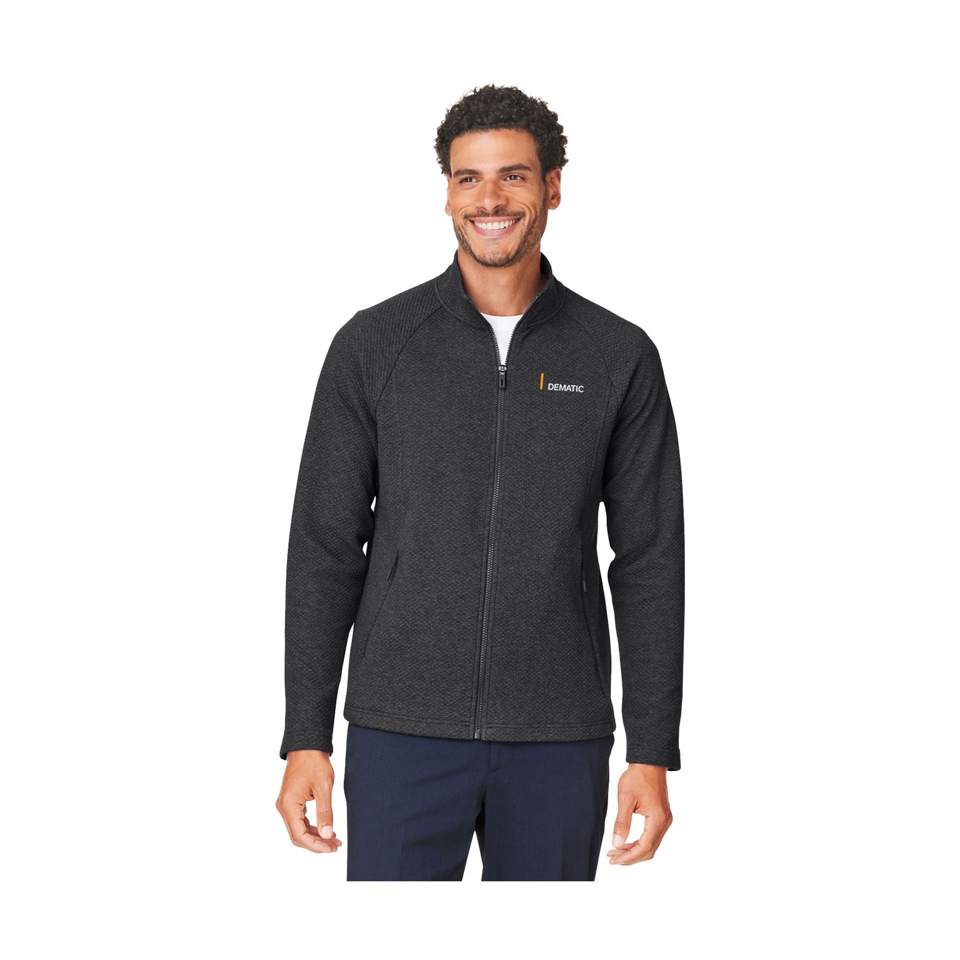 North End Men's Spirit Textured Full-Zip