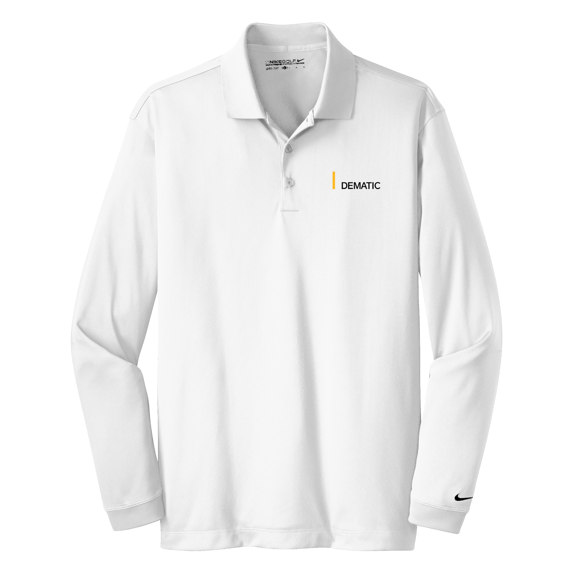 Nike Golf Long Sleeve DriFIT Stretch Tech Polo Dematic Swag Shop