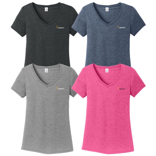 Ladies' District Made® Perfect Tri® V-Neck Tee