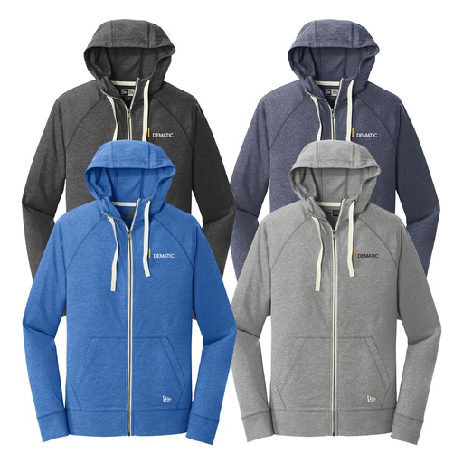 New Era® Sueded Cotton Full-Zip Hoodie