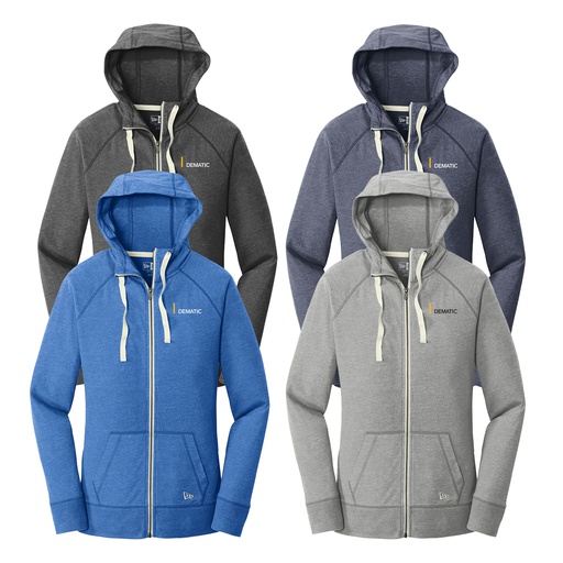 New Era® Ladies Sueded Cotton Full-Zip Hoodie