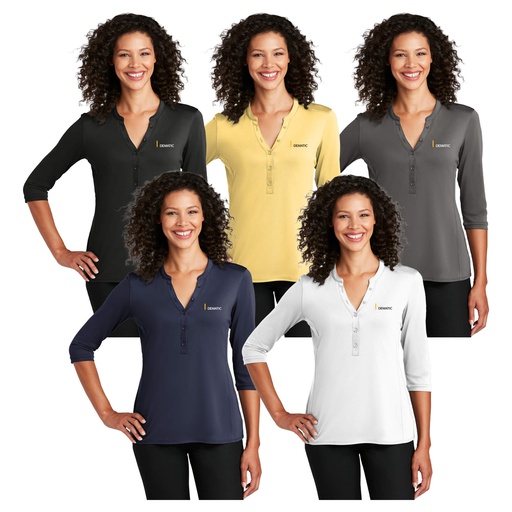 Port Authority ® Ladies UV Choice Pique Henley