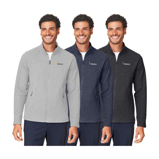 North End Men's Spirit Textured Full-Zip